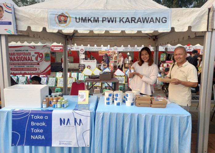 UMKM PWI Karawang Mejeng di Harkopnas, Yuk Mampir!