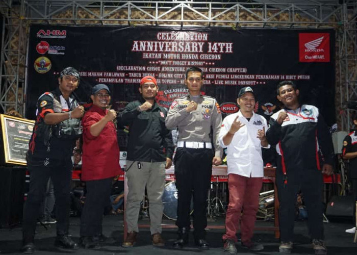 Ikatan Motor Honda Cirebon Rayakan Anniversary ke-14 dengan Bakti Sosial Kepahlawanan