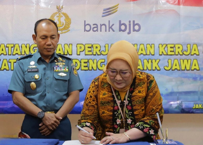 Perkuat Sinergitas, bank bjb Tandatangani PKS dengan TNI AL