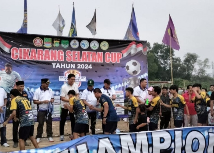 Sambut Bulan Bhakti ke-64, Katar Ciksel Sukses Menggelar Turnamen Sepakbola 'Cikarang Selatan Cup'