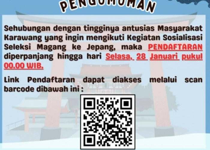 Disnakertrans Karawang Informasikan Penundaan Kegiatan Sosialisasi Perekrutan Magang ke Jepang