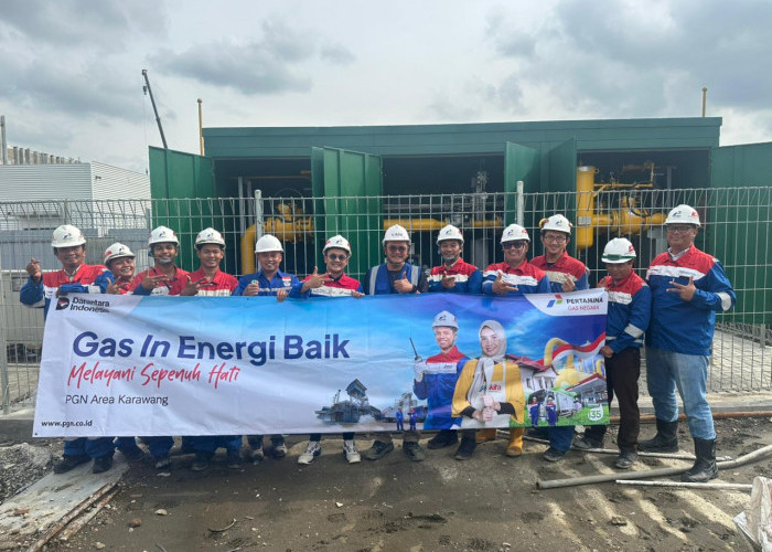 PGN Gas In ke Pabrik Baterai Kendaraan Listrik CATIB di Karawang