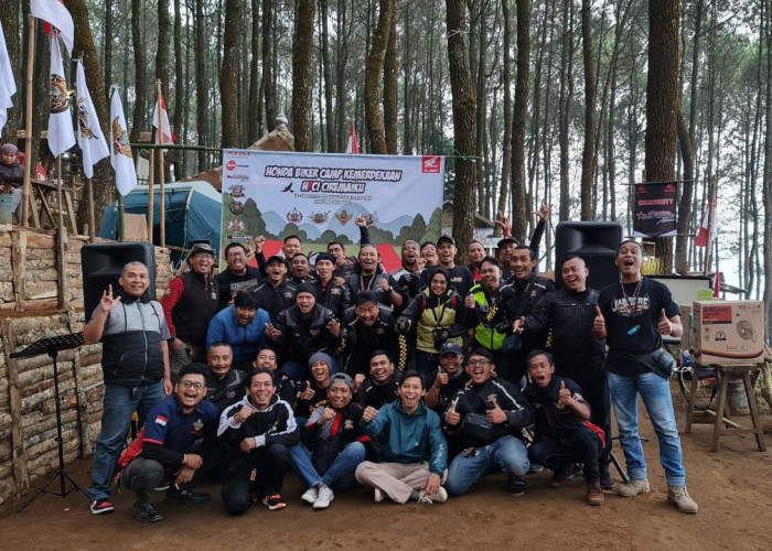 Bikers Honda PCX Club Indonesia Gelar Honda Bikers Camp Kemerdekaan di Kuningan