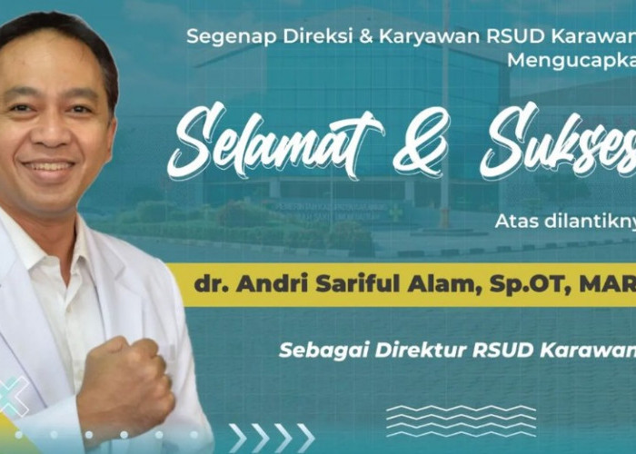 RSUD Karawang Ucapkan Selamat atas Pelantikan Direktur Baru