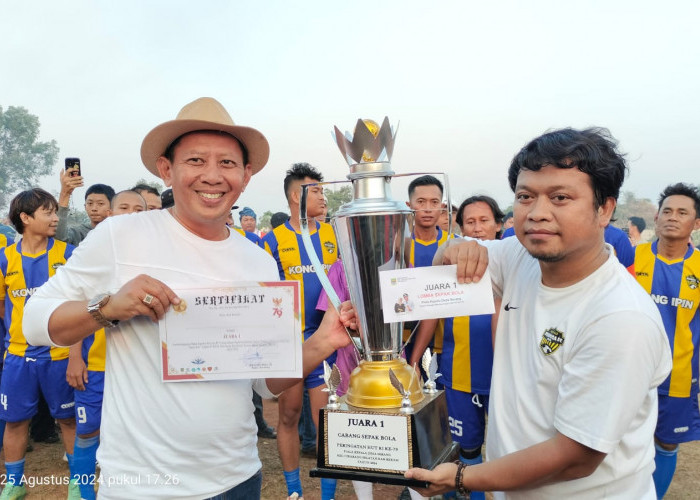 Pemdes dan Karang Taruna Sukses Menggelar Turnamen Sepakbola Piala Kepala Desa Serang 