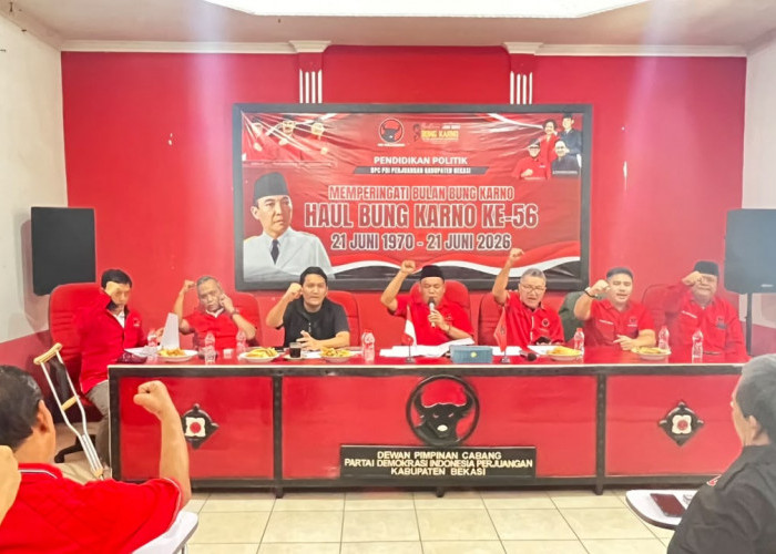 Aksi PDI Perjuangan Bekasi Bikin Semangat Bulan Bung Karno Tetap Menyala