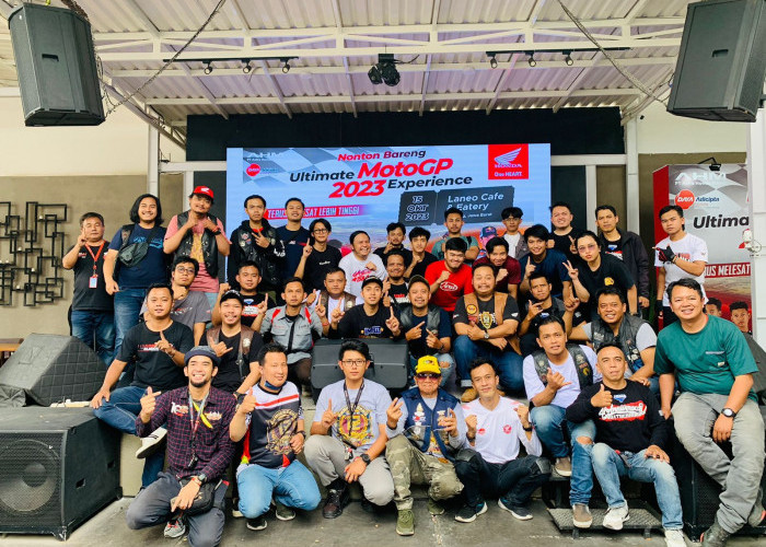 Semarakkan MotoGP Mandalika, DAM Ajak Komunitas Honda Nonton Bareng dan Rolling City di Bandung