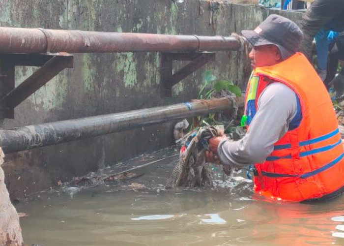  Rangkaian Peringatan HLH se-Dunia 2023, DLH Gelar Aksi Bersih Kali Bekasi