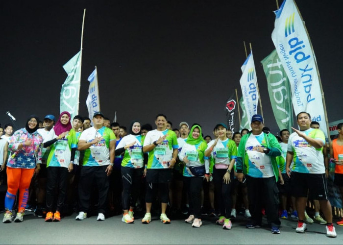 Wow 800 Peserta Ikuti Night Run Disbudpora 