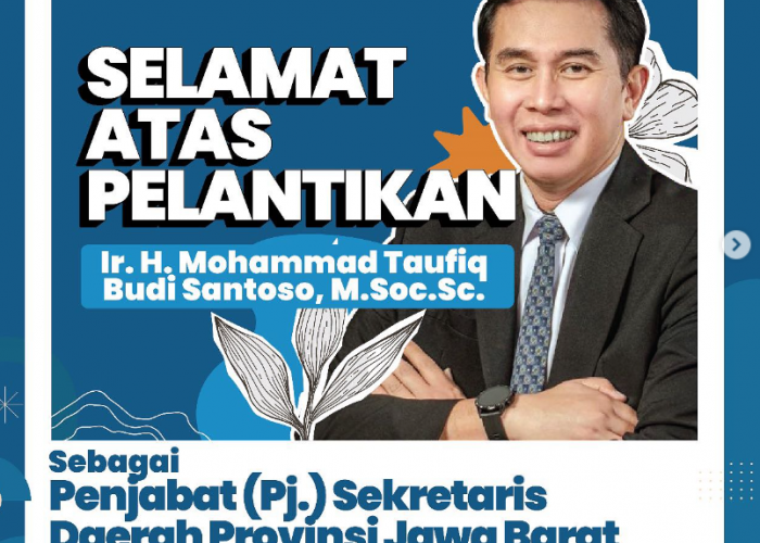 Mohammad Taufiq Santoso Resmi Duduki Kursi Pj Sekda Jawa Barat 