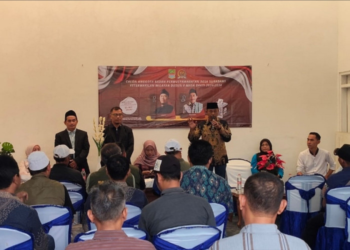 Dipilih Secara Aklamasi, Dusun 5 Sukadami Tetapkan 2 Calon BPD 