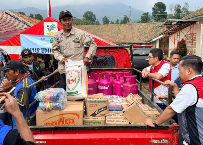 Pertamina Patra Niaga RJBB dan Hiswana Migas Bandung Salurkan Bantuan Tanggap Bencana Tanah Longsor di Bandung