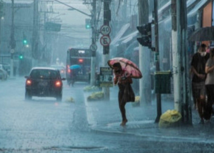 Cuaca Siang hingga Malam Hari Ini: Hujan Petir Menyebar di Kota Bekasi
