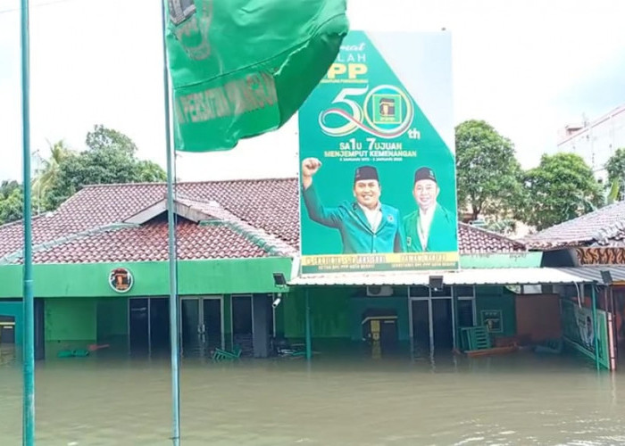 Banjir Kepung Kota Bekasi Komplek Perkantoran Parpol Ikut Terendam