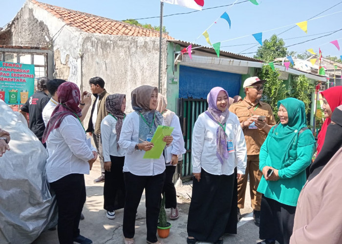 Tim Penilai Lomba Kampung Bersih Lakukan Penilaian di Wilayah Kecamatan Cibarusah