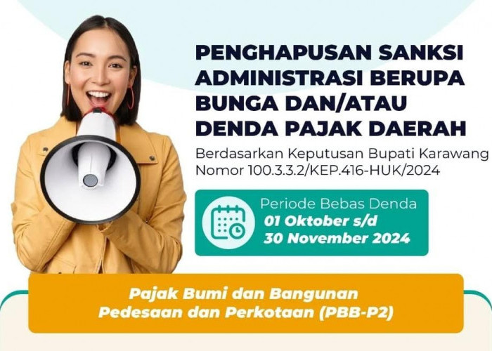 Program Bebas Denda Pajak Daerah Bapenda Karawang hingga 30 November 2024