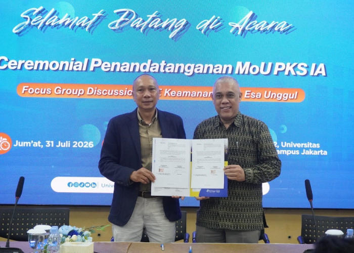 Universitas Esa Unggul Bangun Center of Excellence Pertahanan Siber, Gandeng LLDIKTI III,Satsiber TNI-Industri