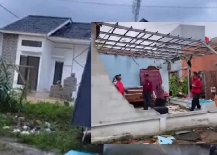 Angin Kencang Terjang Bekasi, Belasan Rumah dan Gedung Sekolah Rusak