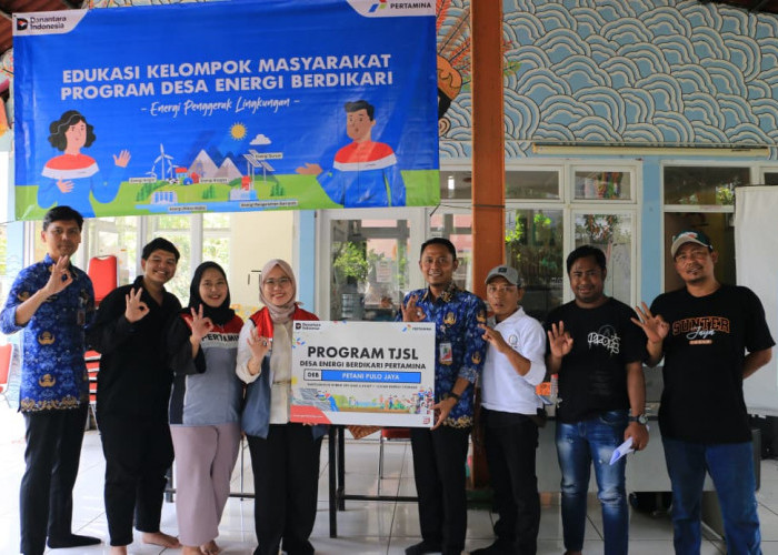 Ade Panel Surya Pertamina Patra Niaga Regional JBB di Ruang Publik Jakarta Utara, Energi Pun Lebih Bersih