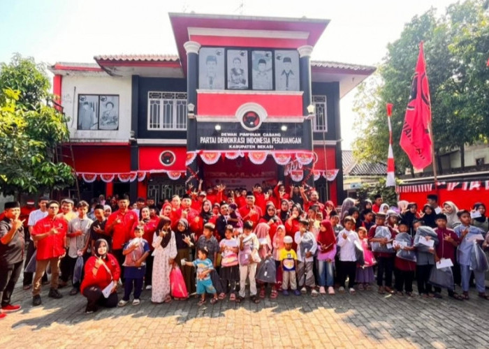 DPC PDI Perjuangan Kabupaten Bekasi Rayakan HUT RI ke 80, Momentum Semangat Gotong Royong