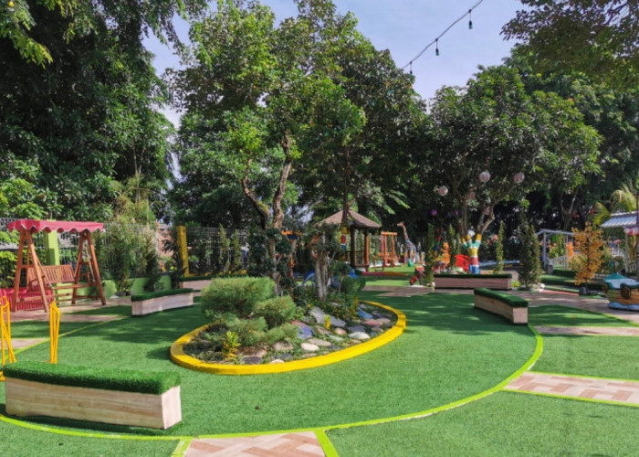 Taman Desa di Sukakarya Dibangun dengan Fasilitas Ramah Difabel