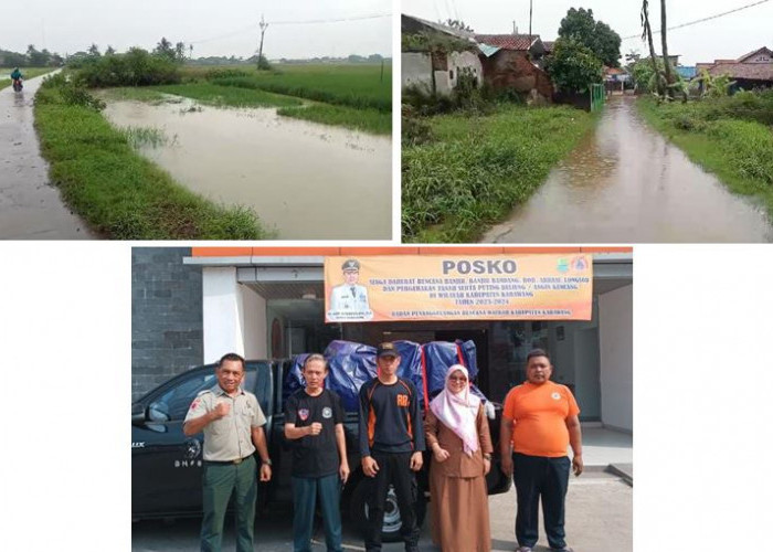 Banjir Surut, Pemkab Karawang Imbau Warga Desa Karangligar Antisipasi Banjir Susulan