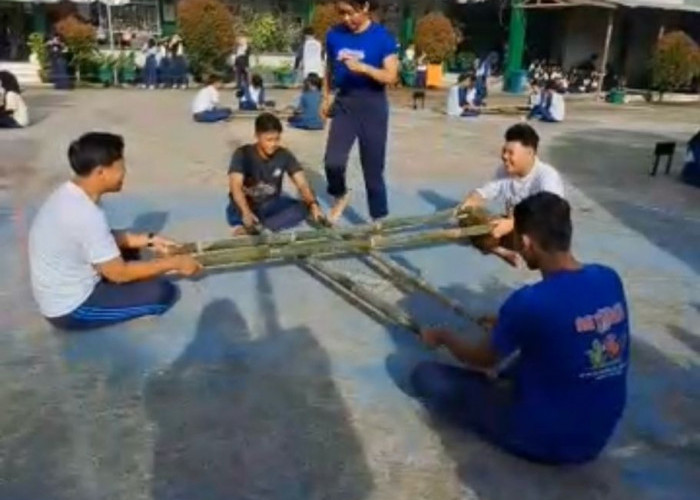 SMAN 5 Karawang Gelar P5 Bertema ''Harapan Lokal'' dengan Permainan Tradisional yang Bikin Nostalgia