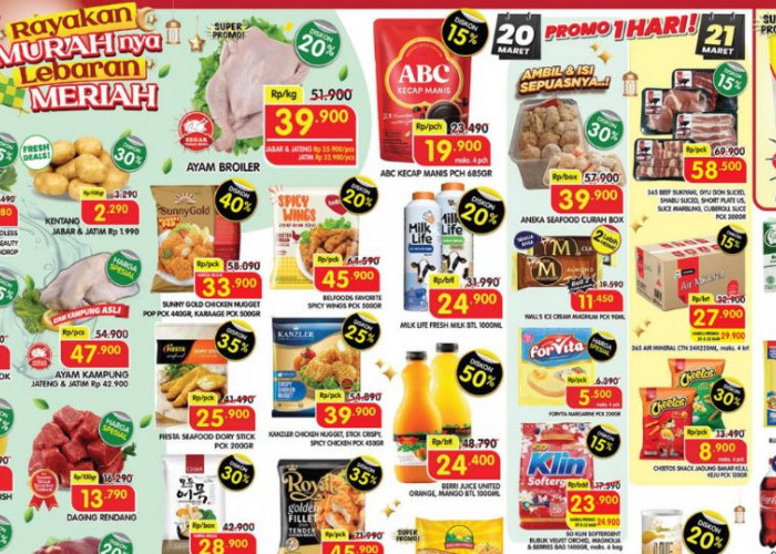 Promo JMS Superindo Terbaru 22 Maret 2026 Spesial Lebaran, Cek Katalog Lengkapnya