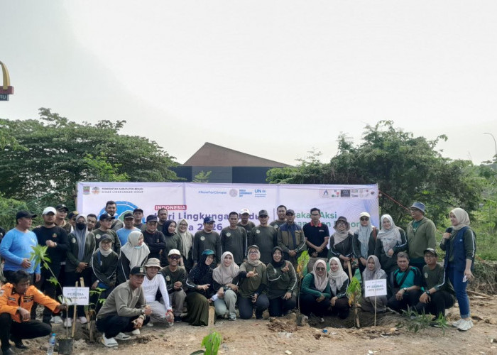 Lahan Eks Bangli di Cikarang Jadi Sasaran Penghijauan
