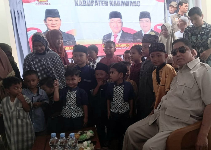 Diikuti Puluhan Anak, DPC Partai Gerindra Karawang Gelar Khitanan Massal Gratis