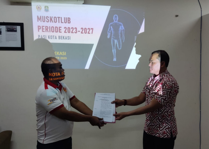 Zeno Bachtiar Ditetapkan Sebagai Ketua Umum Persatuan Atletik Seluruh Indonesia Kota Bekasi
