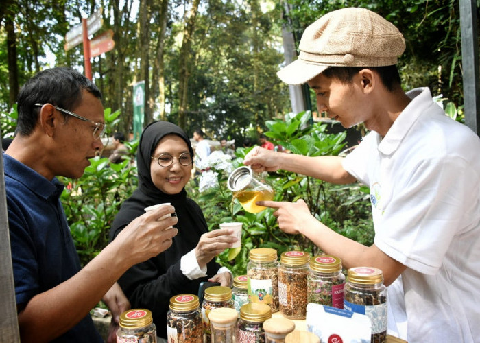 Pasar Leuweung, Promosikan Teh dan Kopi Jabar