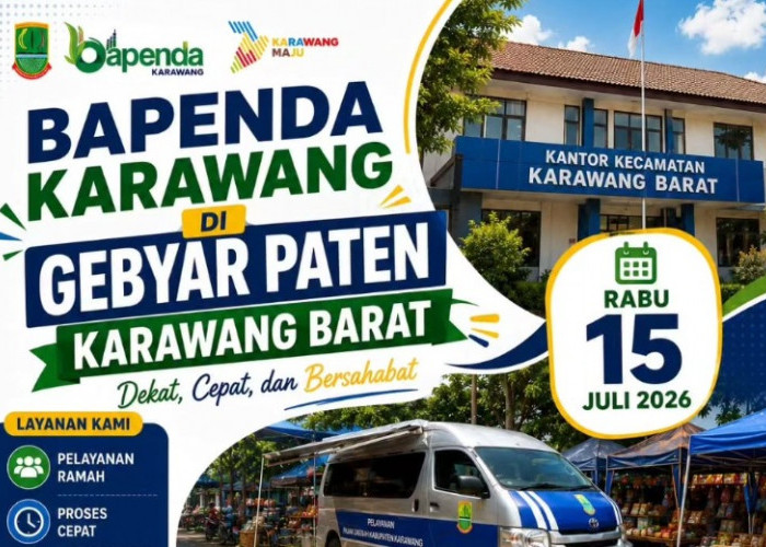 Bapenda Karawang Dekatkan Layanan Pajak Lewat Gebyar PATEN 2026 di Kecamatan Karawang Barat