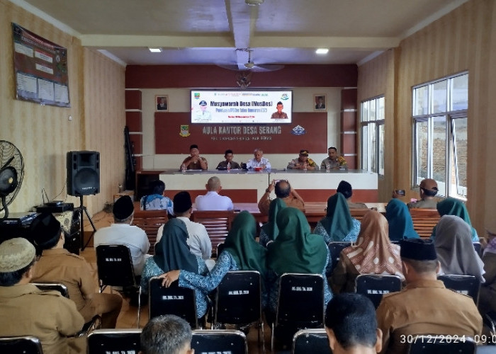 Gelar Musdes, Pemdes Serang Tetapkan APBDes 2025