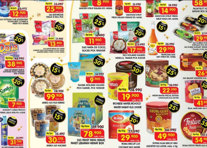 Promo Superindo 28 Februari 2026, Banyak Diskon yang Menggiurkan, Biskuit Monde-Khong Guan Mulai Rp40 Ribuan