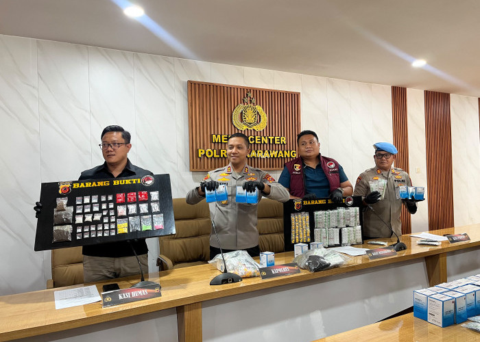26 Kasus dan 32 Tersangka, Polres Karawang Gulung Jaringan Narkoba, Ini Daerah Penyumbang Kasus Terbesarnya