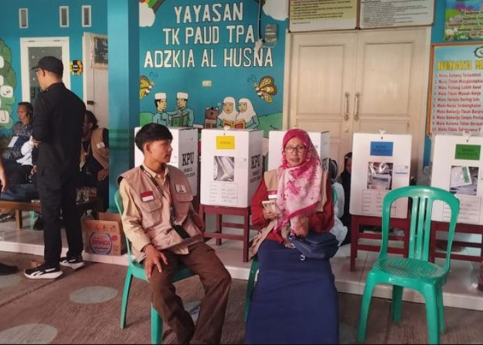 Ini Penyebab Pemungutan Suara di TPS 19 Way Kandis Lampung Dihentikan Sementara