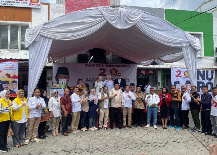 HUT ke-15 Partai Gerindra Kota Bekasi Bergerak Prabowo Presiden