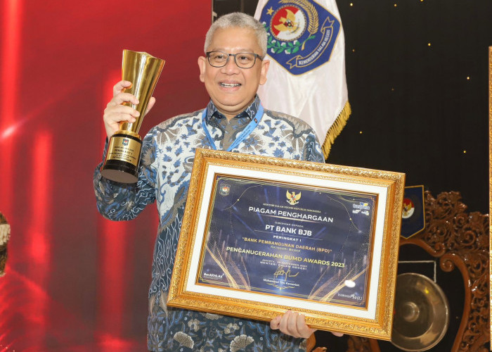 bank bjb Raih Penghargaan BPD Peringkat I di Ajang BUMD Award 2023