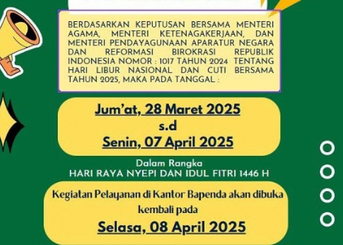 Bapenda Karawang Kembali Buka Layanan pada 8 April 2025 Pasca Libur Nyepi dan Idulfitri