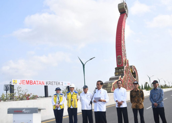 Diresmikan Jokowi, Jembatan Kretek II Bikin Pantai Selatan Jawa Mempesona
