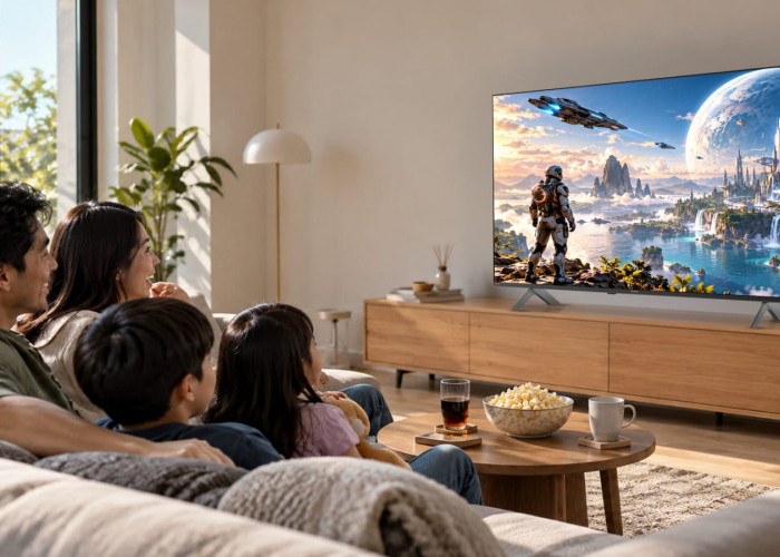 Sharp Gebrak Pasar TV 4K: Bawa Pengalaman Gaming Smooth dan Visual Kaya Warna ke Ruang Keluarga