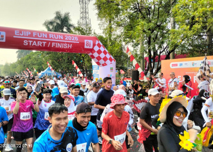 Ratusan Pelari Ikut EJIP Fun RUN 2026, Adu Semangat Pekerja hingga Ekspatriat HUT Kemerdekaan RI