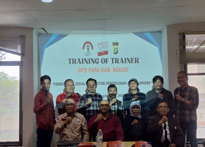 Berantas Penyebaran Narkotika, DPD PANI Kabupaten Bekasi Gelar Training of Trainer