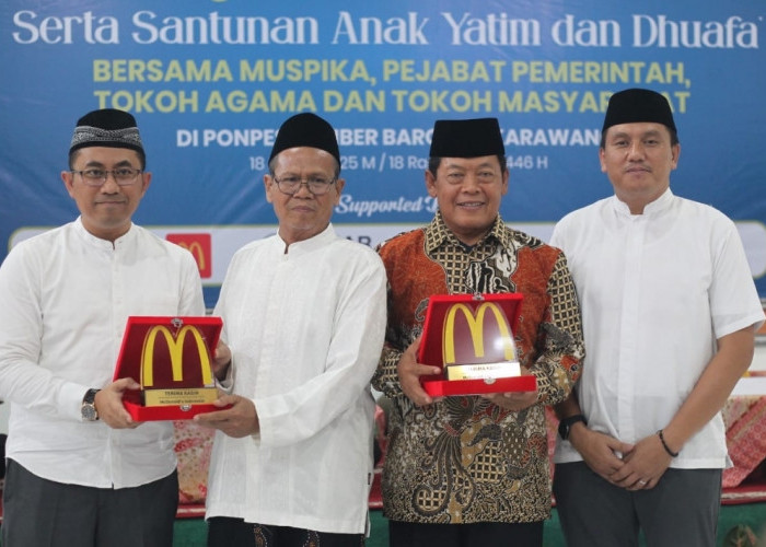 McDonald’s Indonesia Rayakan Kebersamaan Ramadan dengan Ratusan Santri, Majelis Taklim, dan Dhuafa di Karawang