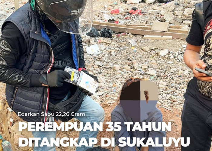 Edarkan Sabu 22,26 Gram, Perempuan 35 Tahun Ditangkap di Sukaluyu Telukjambe Timur