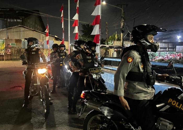 Polres Metro Bekasi Kota Gelar Patroli Malam untuk Jaga Keamanan Warga