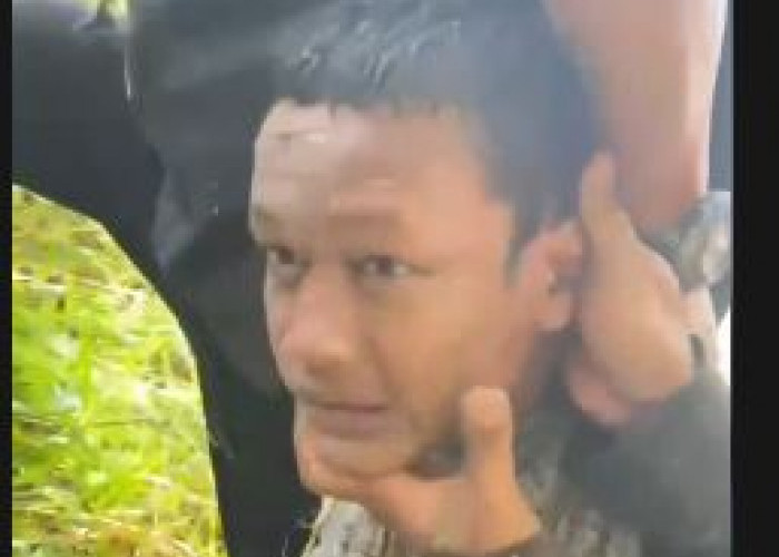 Ketahuan Maling, Pelaku Curanmor Ceburkan Diri ke Saluran Irigasi CKM, Ditangkap dengan Bantuan Eskavator