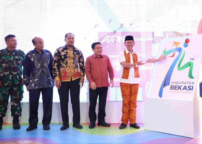 Pj Bupati Bekasi Luncurkan Logo Hari Jadi ke-74 Kabupaten Bekasi Tahun 2024, Ini Makna dan Filosofinya