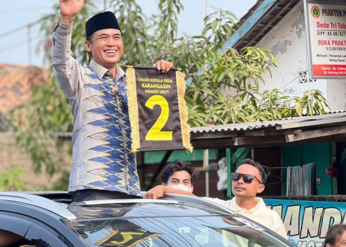 Kantongi Nomor Urut 2, Petahana Karangasih Samsu Dawam Yakin Menang Dua Periode